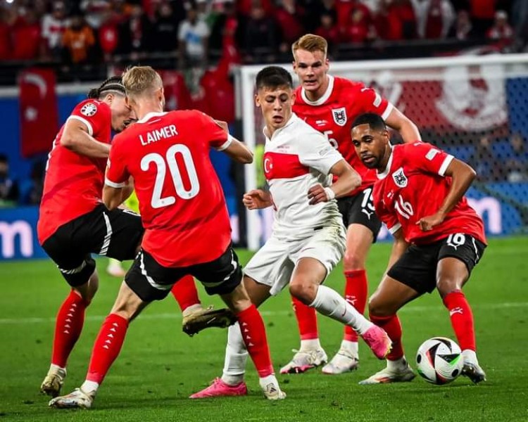 منتخب تركيا يفوز على النمسا بنتيجة هدفين مقابل هدف في بطولة اليورو 2024