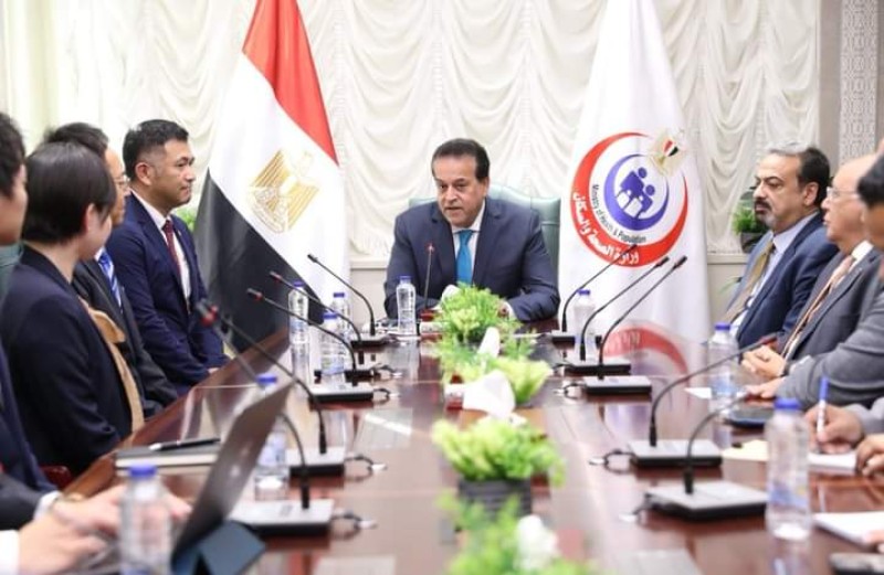 وزير الصحة يستقبل وفد من الأكاديميين بجامعة «كوكيشان» اليابانية لمتابعة الخطة التدريبية للمسعفين المصريين