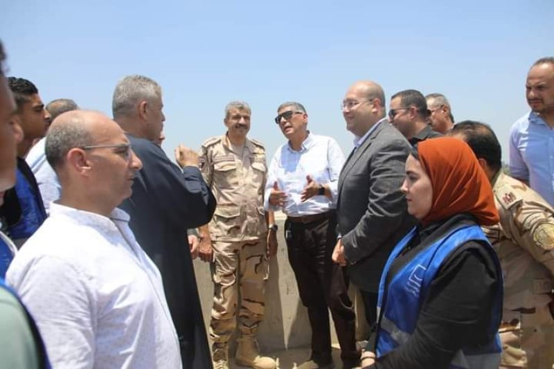 محافظ الجيزة يتفقد المشروع القومي «مستقبل مصر» بمنشأة القناطر