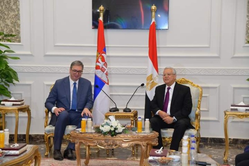 رئيس مجلس النواب يستقبل رئيس صربيا..و يؤكد على القواسم المُشتركة بين مصر وصربيا في كافة المجالات