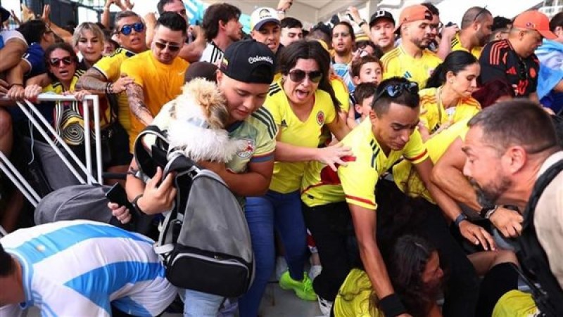 أعمال شغب في ميامي قبل بدء مباراة الأرجنتين وكولومبيا بنهائي ”كوبا”