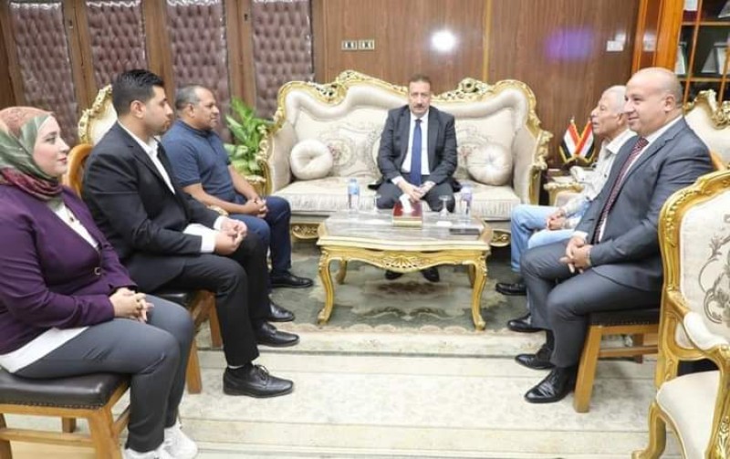 محافظ المنوفية يلتقي مستشار رئيس مجلس الوزراء للمشروعات القومية