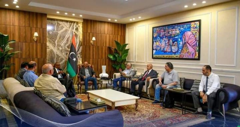 وزير الإسكان والتعمير الليبي يستقبل نائب نظيره المصري