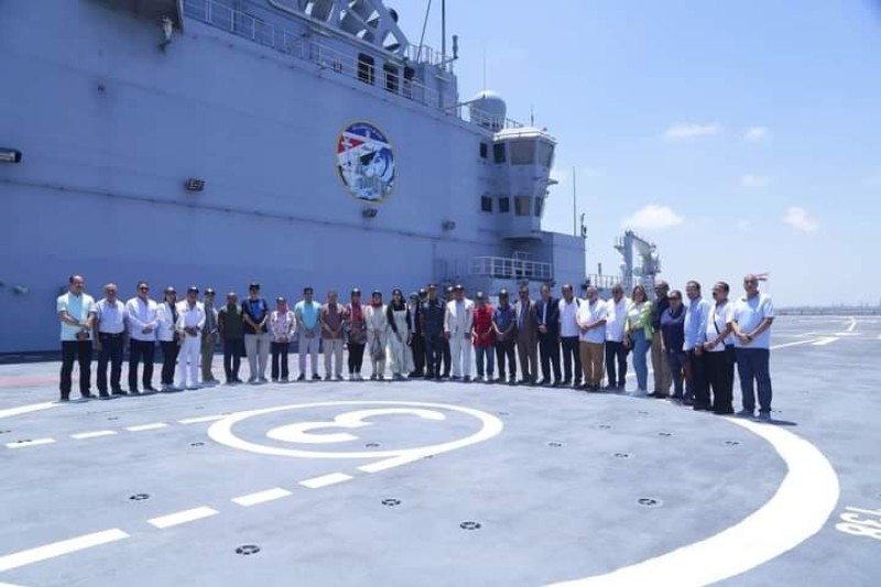 القوات البحرية تستقبل وفداً من نقابة الصحفيين بالأسكندرية