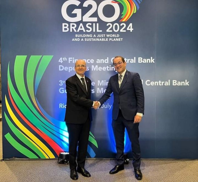 وزير المالية يلتقي نظيره التركى على هامش اجتماعات مجموعة العشرين