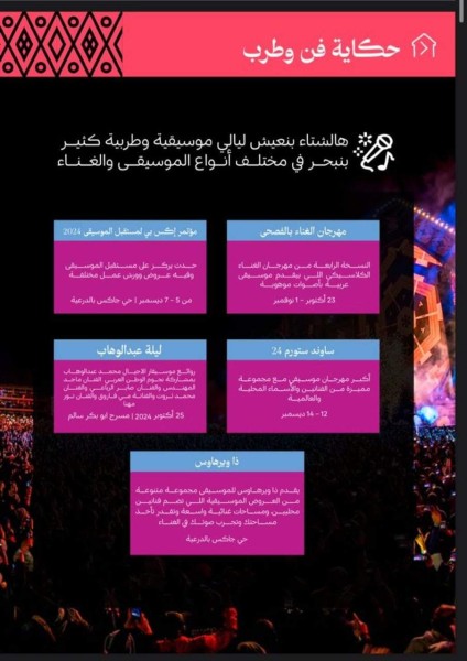 مهرجان الغناء بالفصحى يعود في نسخته الرابعة ضمن تقويم فعاليات "شتاء السعودية"