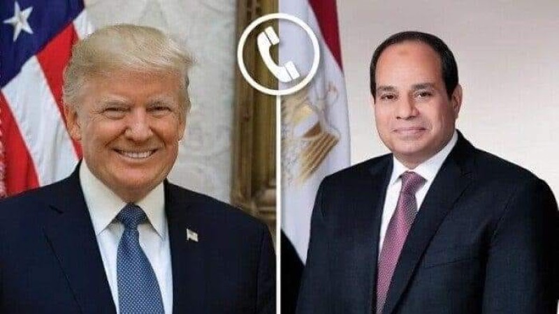 الرئيس السيسي يهنأ الرئيس الأمريكي ترامب على فوزه في الانتخابات الرئاسية