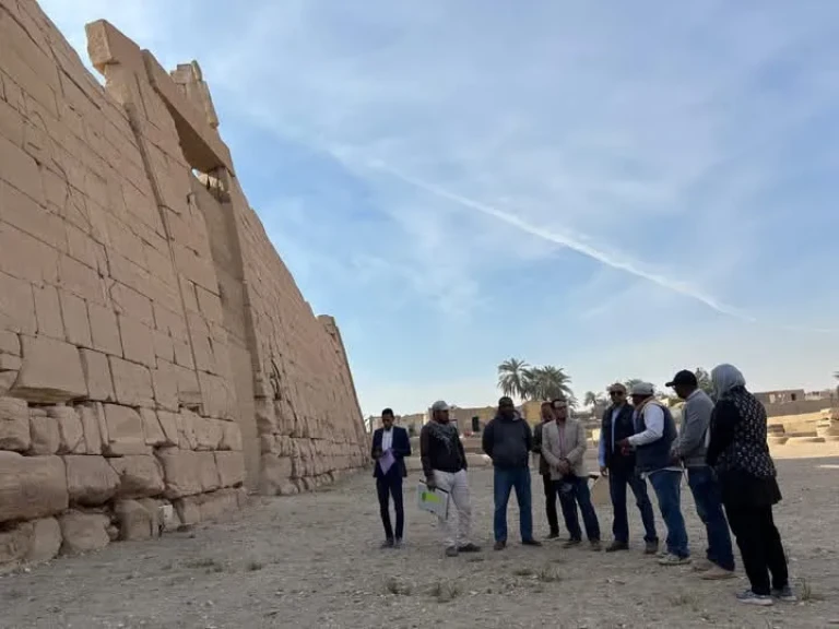 وزارة السياحة والآثار: بدء مشروع ترميم معبد الرامسيوم بالأقصر