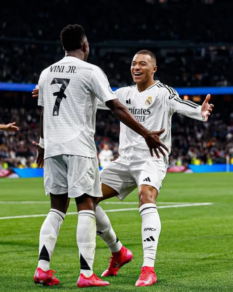 فينيسوس ومبابي يقودان هجوم ريال مدريد ضد سيلتا فيغو بالدوري الإسباني