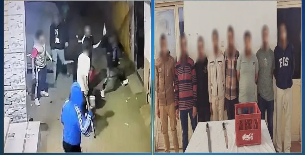 ضبط المتهمين في واقعة التعدي والتهديد بالأسلحة البيضاء بالشرقية