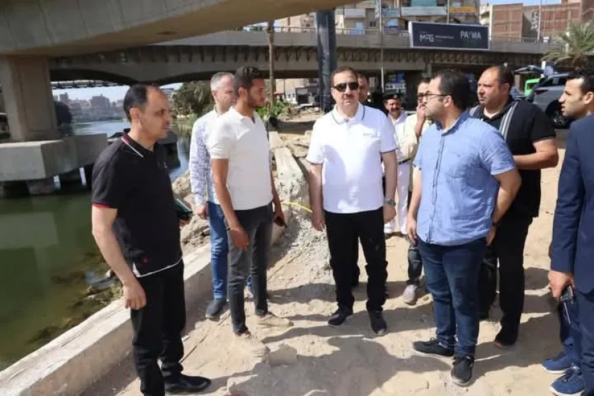 محافظ المنوفية يتفقد ميدانياً أعمال تطوير ورفع كفاءة كورنيش شبين الكوم
