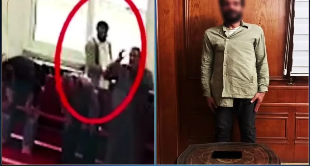 الداخلية:كشف ملابسات واقعة مقطع فيديو بتعرض شخص لسرقة هاتفه المحمول بأحد المساجد