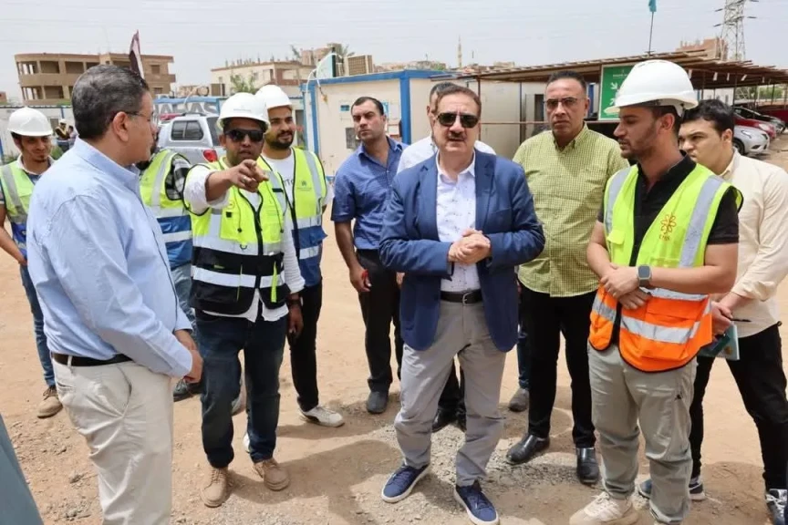 محافظ المنوفية يتفقد انشاءات مستشفى الشهداء الجديدة