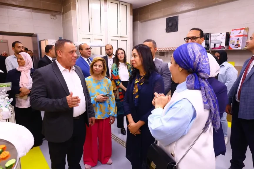 وزيرة التضامن الاجتماعي تتفقد تجديدات مؤسسة الفتيات بالعجوزة بالتعاون مع حياة كريمة
