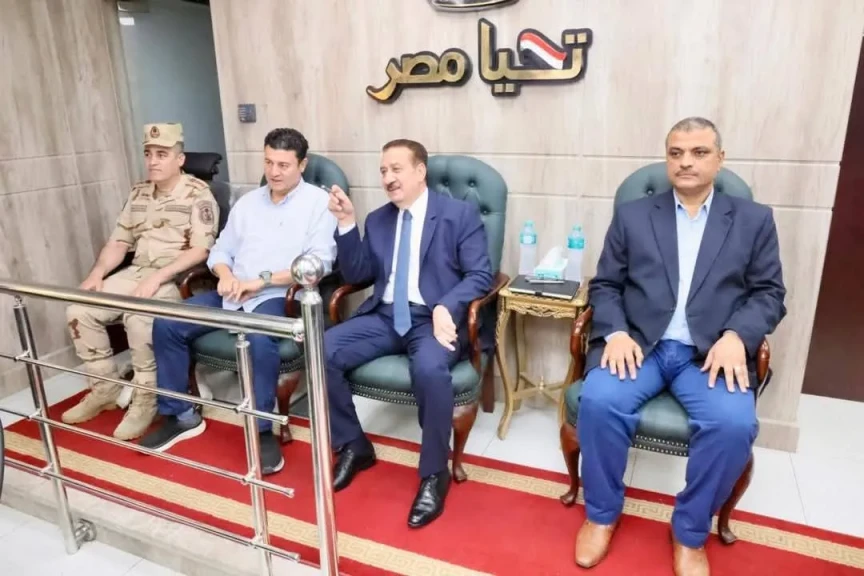 محافظ المنوفية يشهد نموذج محاكاة لخطة إدارة سيناريو لأزمة افتراضية