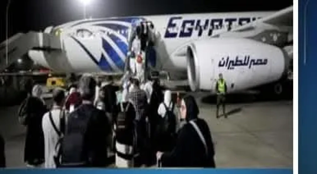 توديع أول أفواج بيت الله الحرام من بعثة القرعة لعام 1446هـ / 2025 م من مطار القاهرة الدولى