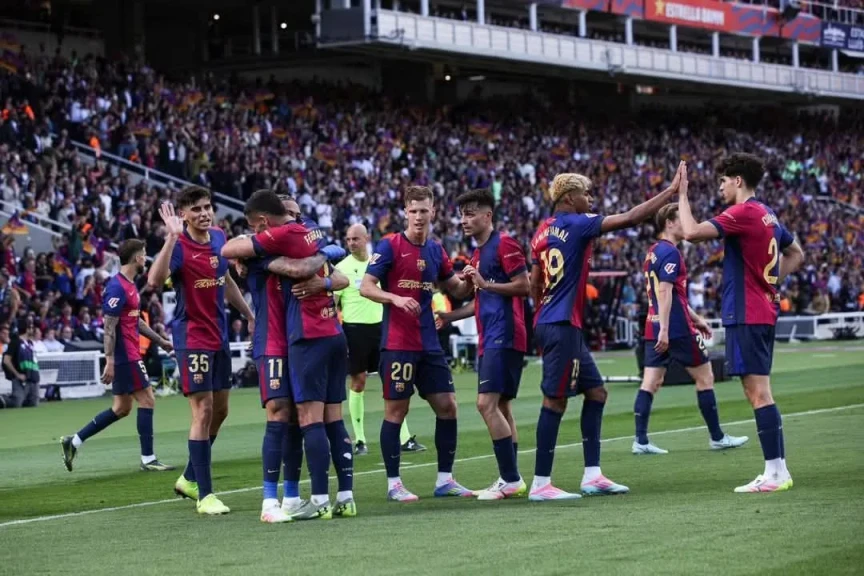 برشلونة على بُعد خطوة من حسم الليجا في ديربي كتالوني أمام إسبانيول