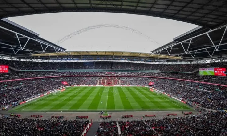 ملعب ويمبلي جاهز لاستضافة نهائي كأس الاتحاد الإنجليزي بين مانشستر سيتي و كريستال بالاس