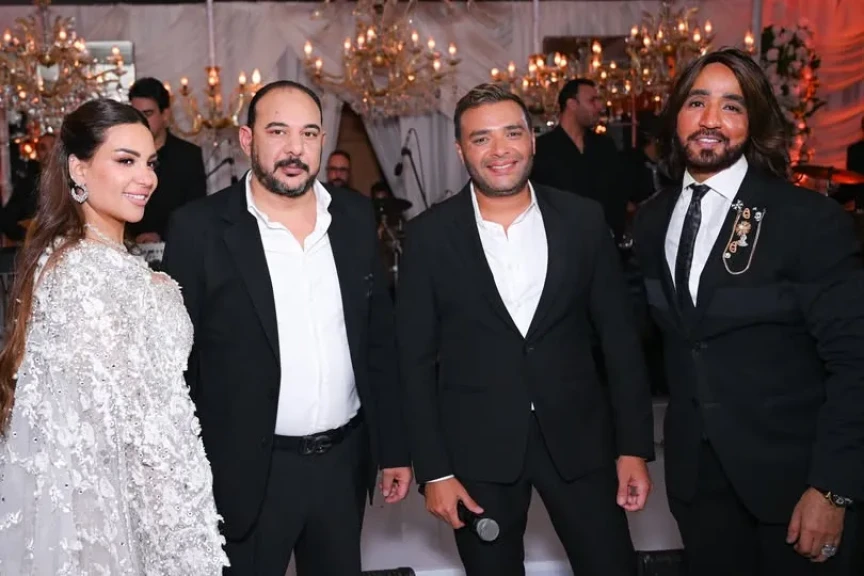 بالصور .. رامي صبري والنجوم يحتفلون بعيد زواج المهندس محمد عطا وسيدة الأعمال فاطمة المهدى