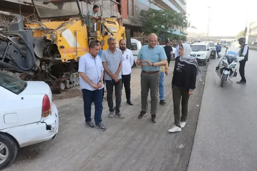 محافظ القليوبية يتفقد مشروعات تطوير ورصف وإزالة إشغالات بغرب شبرا الخيمة