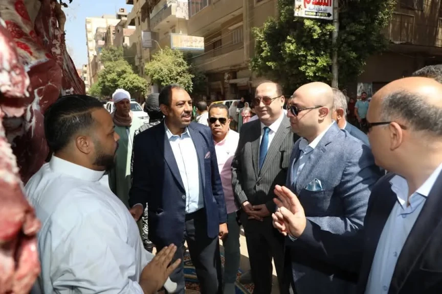 محافظ بني سويف يفتتح أول معرض للحوم والسلع الغذائية