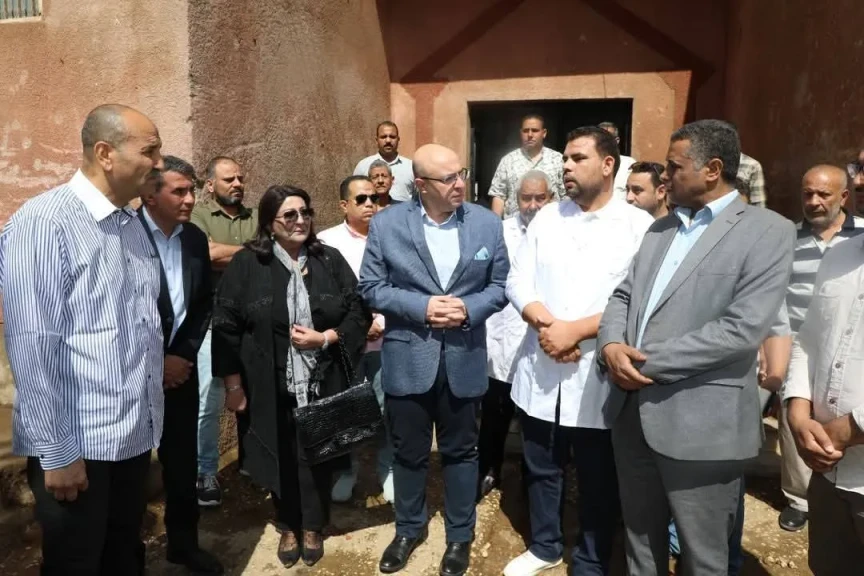 محافظ بني سويف يتفقد مجزر ناصر