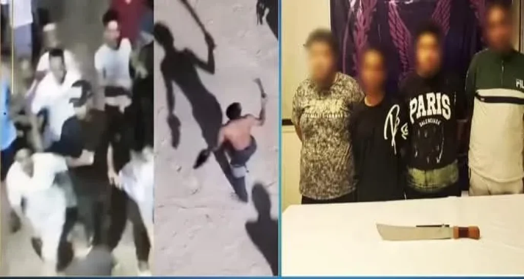 كشف ملابسات أحد الأشخاص حاملاً سلاح أبيض يقوم بالتلويح به وترويع المواطنين بالقاهرة