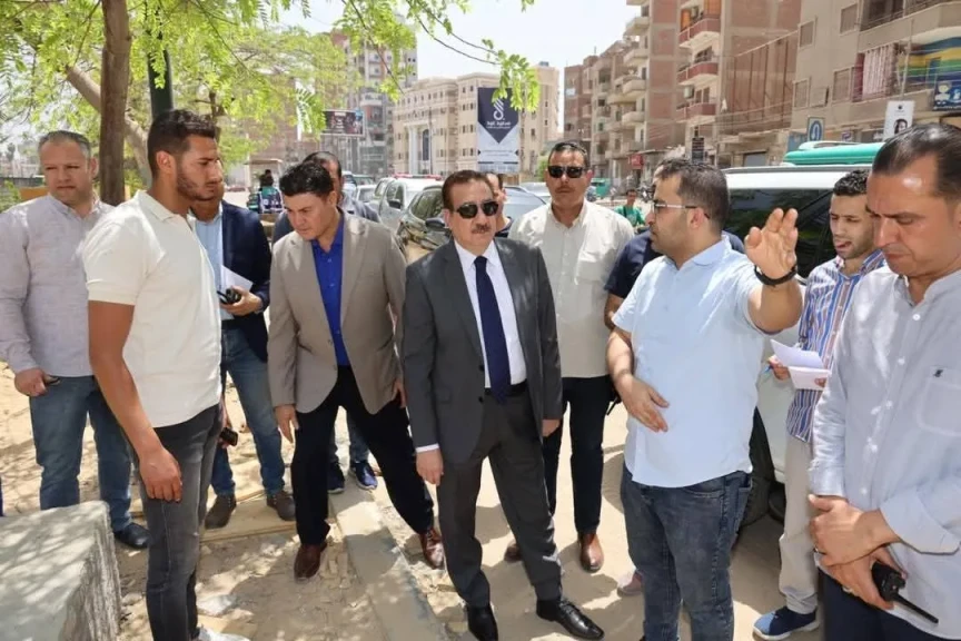 محافظ المنوفية يتفقد السوق الحضاري الجديد بمنطقة سيدي خميس