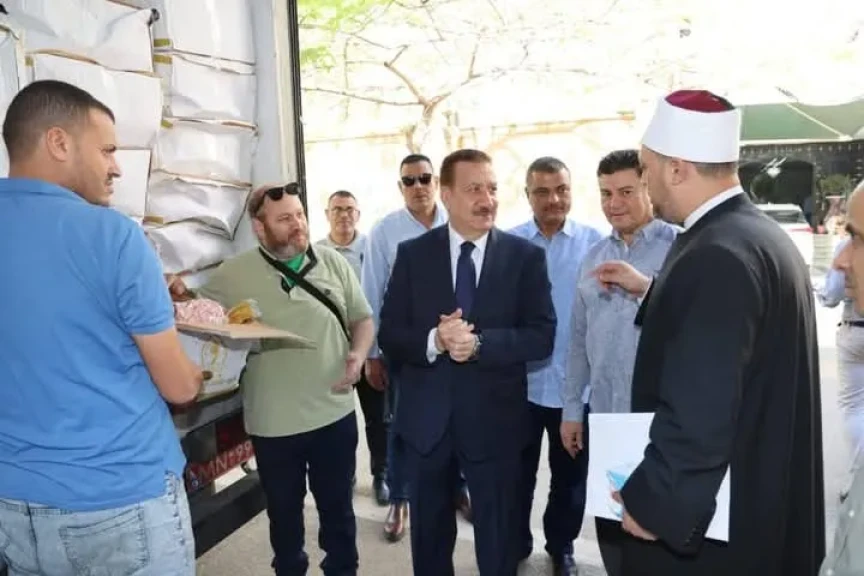 محافظ المنوفية يشهد استلام (2 ) طن لحوم كدفعة جديدة من صكوك الإطعام