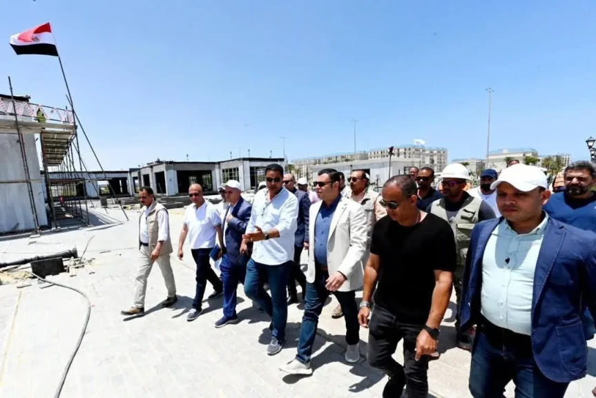 وزير الإسكان يتفقد أعمال إنشاء كوبري C3  و سكن لكل المصريين والمدينة التراثية بمدينة العلمين الجديدة