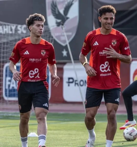 انتظام حمدي فتحي وثلاثي الشباب عابدين وبستانجي وكباكا ‏بمران الأهلي