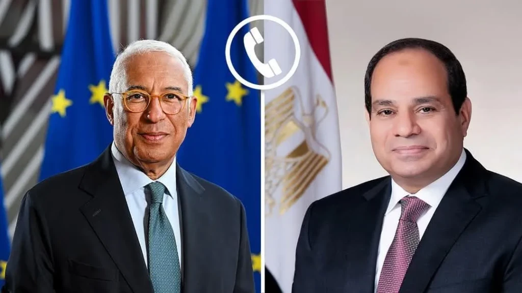 الرئيس السيسي يتلقى اتصالا هاتفيا من رئيس المجلس الأوروبي