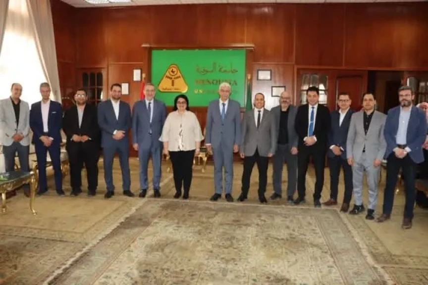 القاصد يتلقى التهنئة من أسرة جامعة المنوفية الأهلية بمناسبة عيد الأضحى المبارك