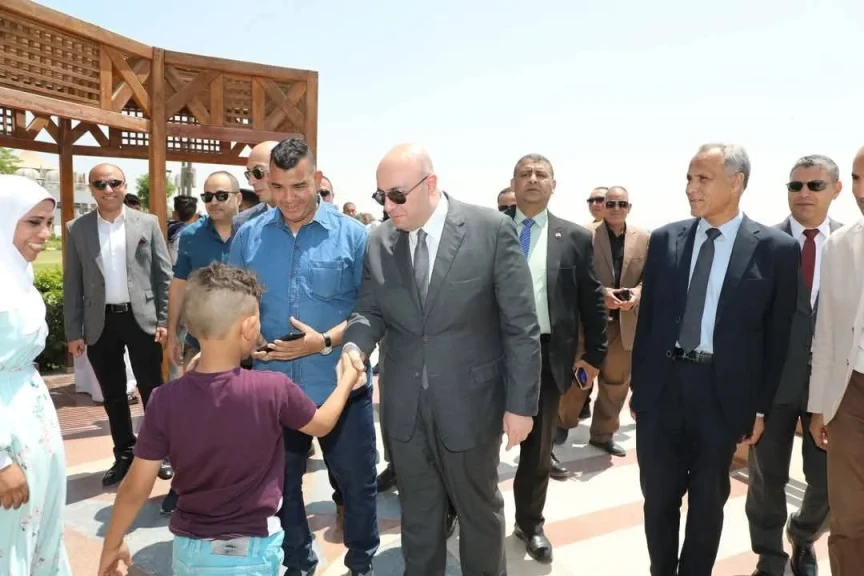 محافظ بني سويف يتفقد الممشى السياحي  أول أيام عيد الأضحى المبارك