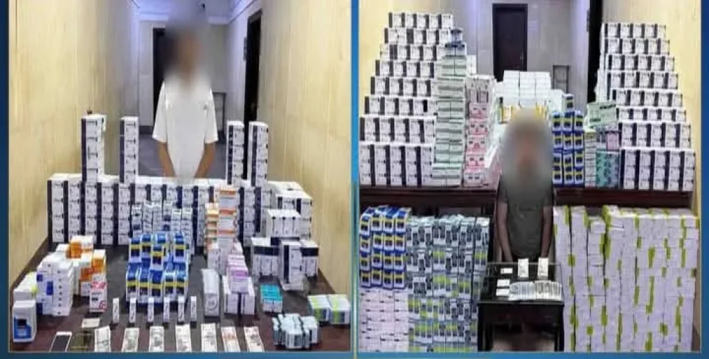 الداخلية: ضبط قيام شخصين بجلب الأقراص والعقاقير المخدرة للإتجار بها بقيمة 4 مليون جنيه تقريباً.
