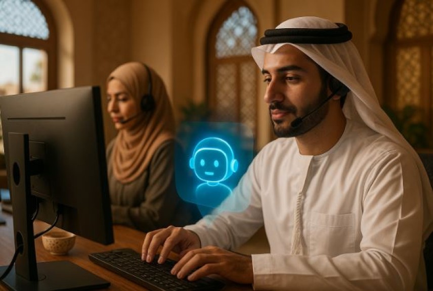 مساعد الذكاء الاصطناعي في خدمة العملاء