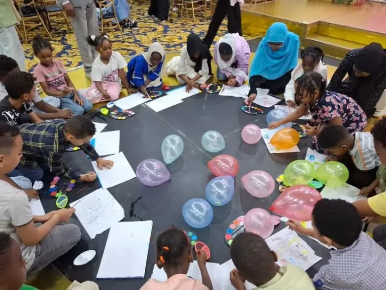 صالون الابداع وشركاؤه يحتضنون فرحة أطفال السودان بالعيد في مصر