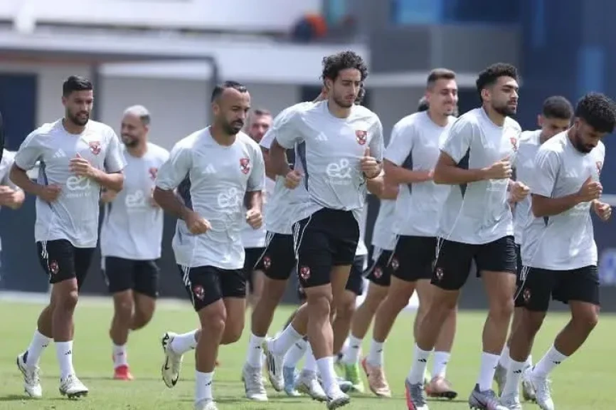 أستعدادا لكأس العالم للأندية . . فتح مران الأهلي أمام وسائل الإعلام لمدة 15 دقيقة
