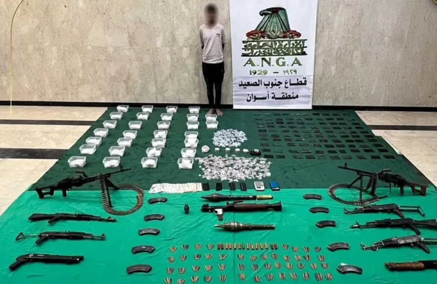 الداخلية: ضبط 6 عناصر جنائية شديدة الخطورة للإتجار في المواد المخدرة والسلاح
