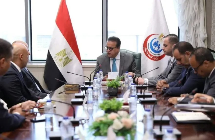 وزير الصحة والسكان يستقبل المدير العام لشركة جنرال إليكتريك هيلث كير للرعاية الصحية بأفريقيا