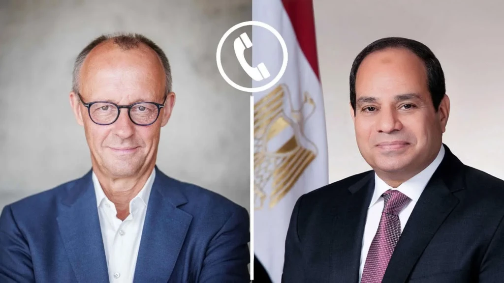 الرئيس السيسي يهنئ المستشار الألماني لفوزه في الانتخابات الألمانية