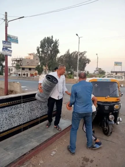 التصدي لظاهرة التلوث السمعي والتحفظ على 2 سماعة صغيرة، dvd 2، وسماعة كبيرة بقرية بدواى