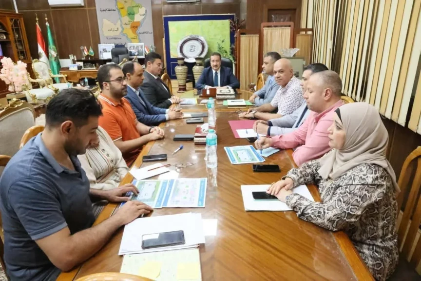 محافظ المنوفية يناقش مشروعات  الخطة الاستثمارية  للعام المالى الجديد