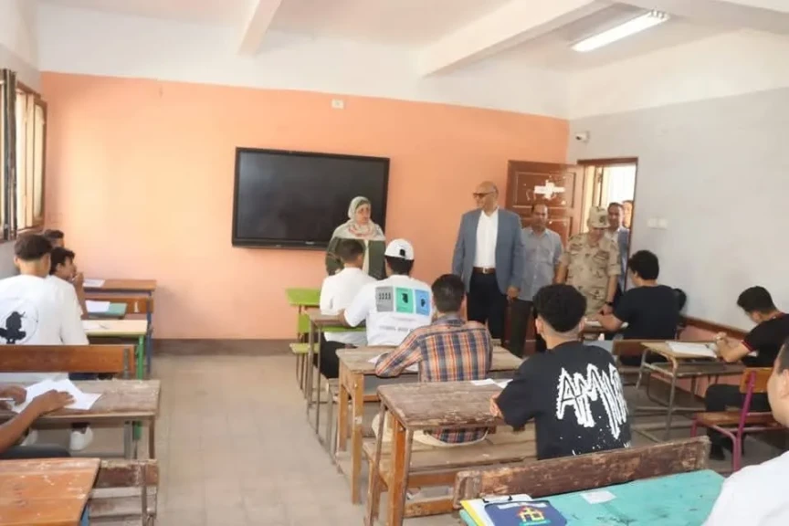 متابعة امتحانات الثانوية العامة بمحافظة القليوبية