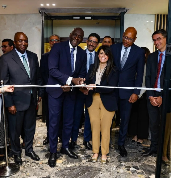 وزيرة التخطيط والتنمية الاقتصادية والسيد ماختار ديوب يفتتحان مقر مؤسسة IFC في مصر بعد تطويره