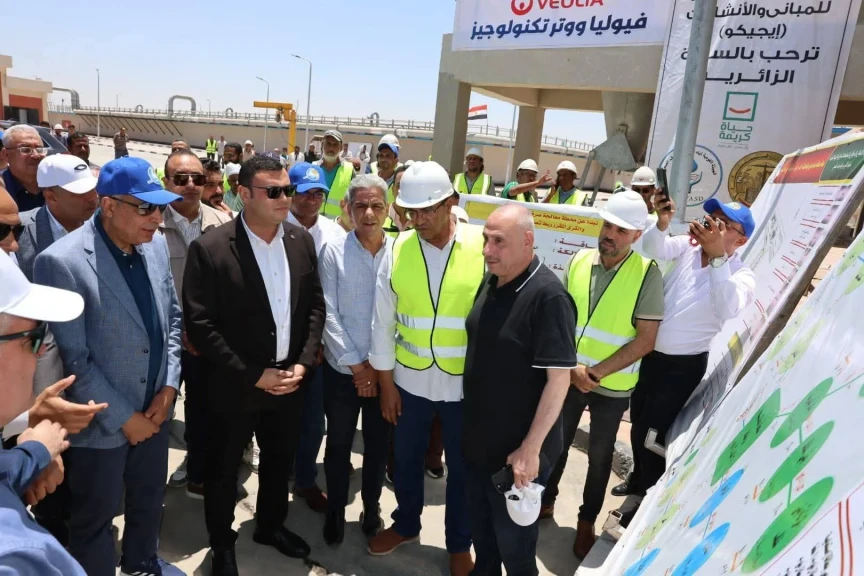 وزير الإسكان ومحافظ المنيا يتفقدان محطتي مياه شرب العدوة الجديدة والعدوة 1 و 2