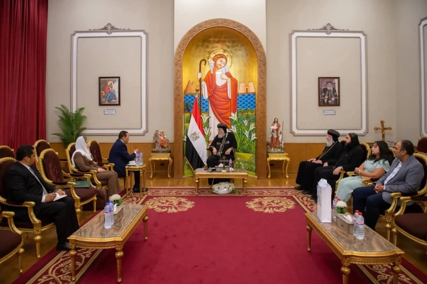 شيخ الأزهر والبابا تواضروس الثاني يستقبلان رئيس شركة تنمية الريف المصرى الجديد