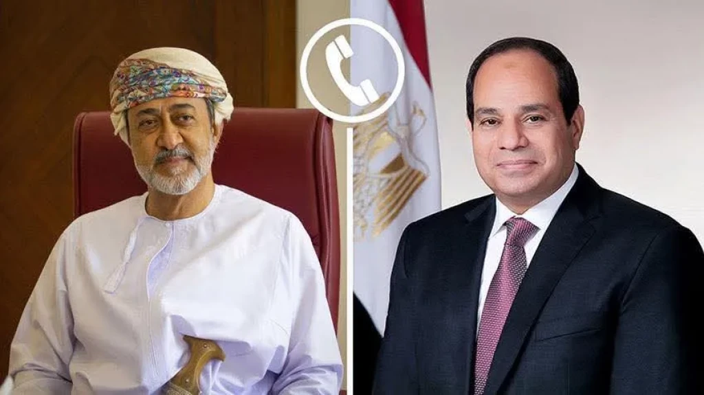 الرئيس السيسي يجري اتصالاً هاتفياً مع سلطان عُمان