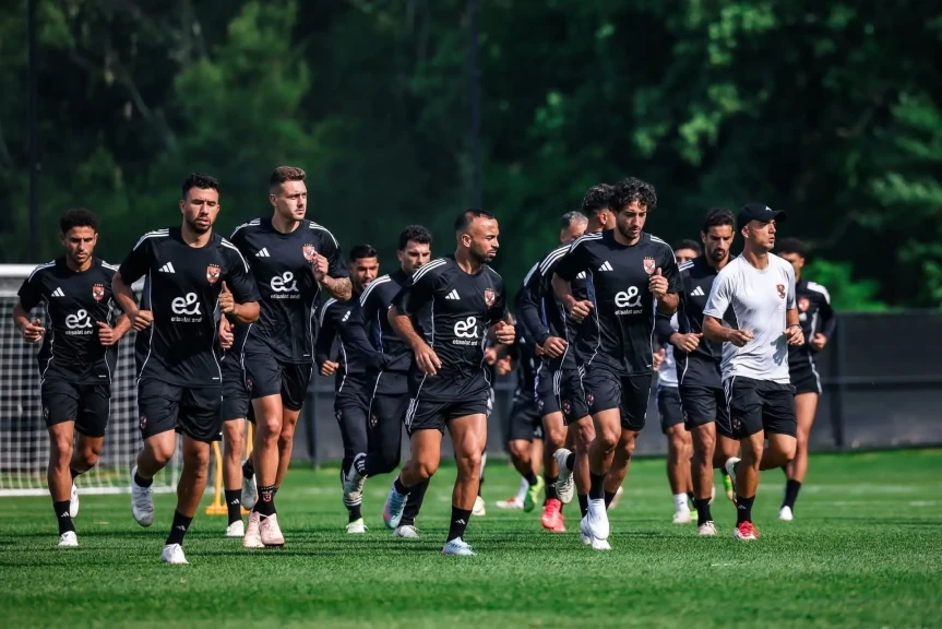 الأهلي يختتم تدريباته استعدادًا لمباراة بورتو بكأس العالم للأندية