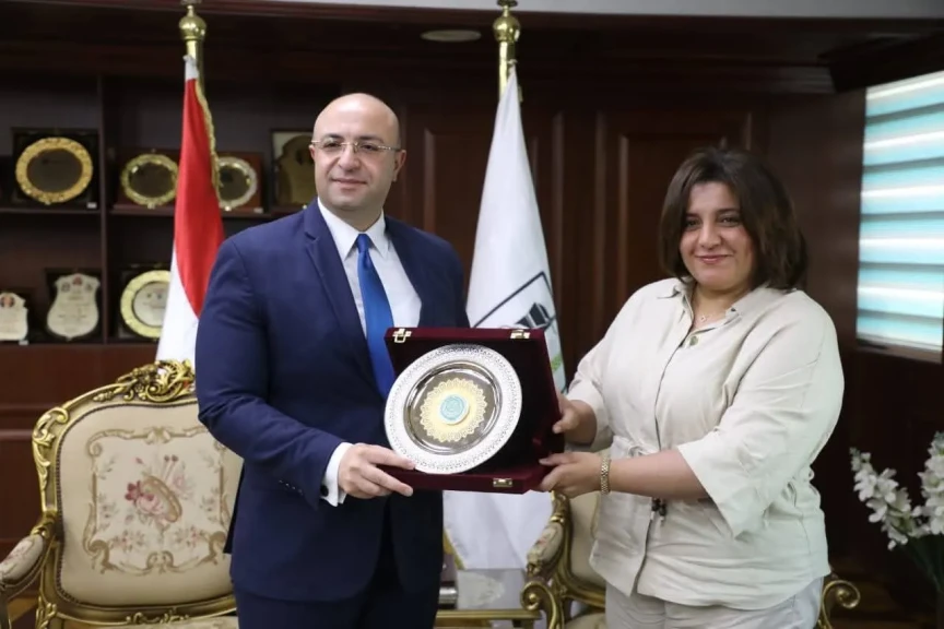 محافظ بني سويف يستقبل وفداً يمنياً ومصرياً رفيع المستوى